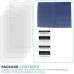 Tech Armor HD Clear Plastic Film Screen Protector (NOT Glass) for Apple NEW iPhone 13 (6.1") and iPhone 13 Pro (6.1") - Case-Friendly, Scratch Resistant, Haptic Touch Accurate [4-Pack]