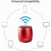 Small Bluetooth Speaker, INSMY Mini Portable Wireless Speaker Punchy Bass Rich Audio Stereo Pairing,Handheld Pocket Size 10H Playtime Bluetooth 5.0 Built in Mic for Hiking Biking