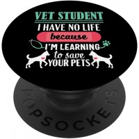 Vet Tech Gift for Women Student Veterinary Technician PopSockets PopGrip: Swappable Grip for Phones & Tablets Vet Tech Gift for Women Student Veterinary Technician PopSockets PopGrip: Swappable Grip for Phones & Tablets