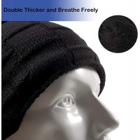 Wireless Music Hat, Knit Winter Warm Beanie w/Built-in Compatible with Bluetooth Stereo Headphone, Microphone for Hands-Free Calling - Black Wireless Music Hat, Knit Winter Warm Beanie w/Built-in Compatible with Bluetooth Stereo Headphone, Microphone for Hands-Free Calling - Black