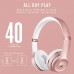 Beats Solo3 Wireless On-Ear Headphones - Apple W1 Headphone Chip, Class 1 Bluetooth, 40 Hours of Listening Time, Built-in Microphone - Black (Latest Model) Beats Solo3 Wireless On-Ear Headphones - Apple W1 Headphone Chip, Class 1 Bluetooth, 40 Hours of Listening Time, Built-in Microphone - Black (Latest Model)